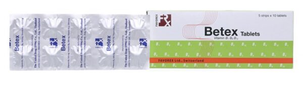 Betex H/50 viên ( vitamin B1, B6, B12)
