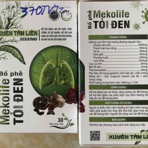 Xuyên Tâm Liên tỏi đen 2000 mg H/30 viên Mekolife