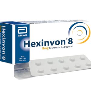 Hexinvon 8 mg H/100 viên vỉ
