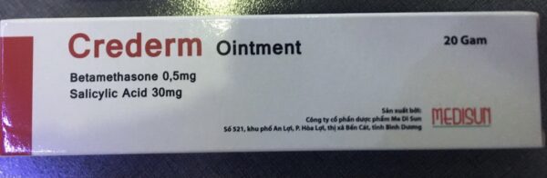 Crederm Ointment type 20 g (Thuốc điều trị viêm da, vảy nến, chàm, ngứa,)