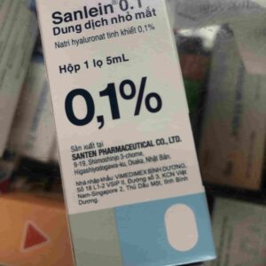 Nước mắt nhân tạo Sanlein 0,1%