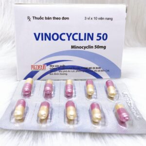 VINOCYCLIN 50mg H/30 viên ( kháng sinh cho mụn trứng cá)