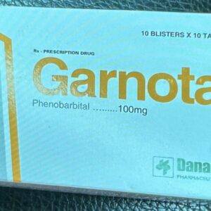 Garnotal 100 mg (Phenobarbital 100 mg) H/100 viên -THUỐC ĐIỀU TRỊ ĐỘNG KINH
