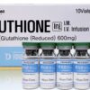 Luthione 600 mg H/10 lọ( tiêm truyền trắng da)