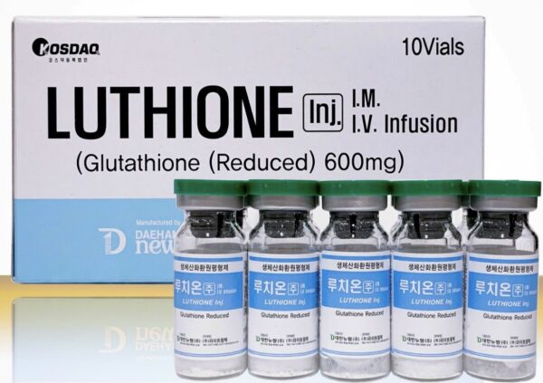 Luthione 600 mg H/10 lọ( tiêm truyền trắng da)