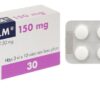 Mydocalm 150mg H/30 viên (Trị triệu chứng co cứng cơ sau đột quỵ)