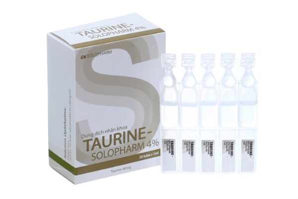Taurine - Solopharm 4% (Thuốc nhỏ mắt trị Bệnh đục thủy tinh thể)