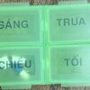 Hộp Phân Liều Thuốc 1 Ngày 4 Ngăn Lớn H/1 cái