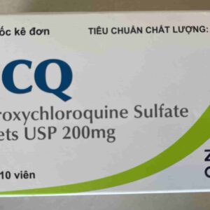 HCQ 200mg H/100 viên (thuốc điều trị sốt rét cấp tính, lupus ban đỏ)