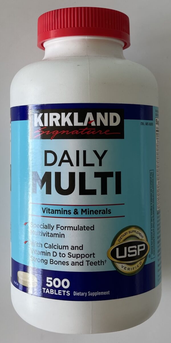 MULTI DAILY H/ 500 VIÊN ( MULTIVITAMIN Kirkland MỸ )