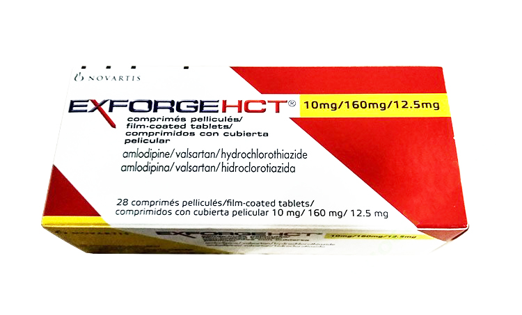 EXFORGE HCT 10MG/160MG/12.5MG H/28 viên