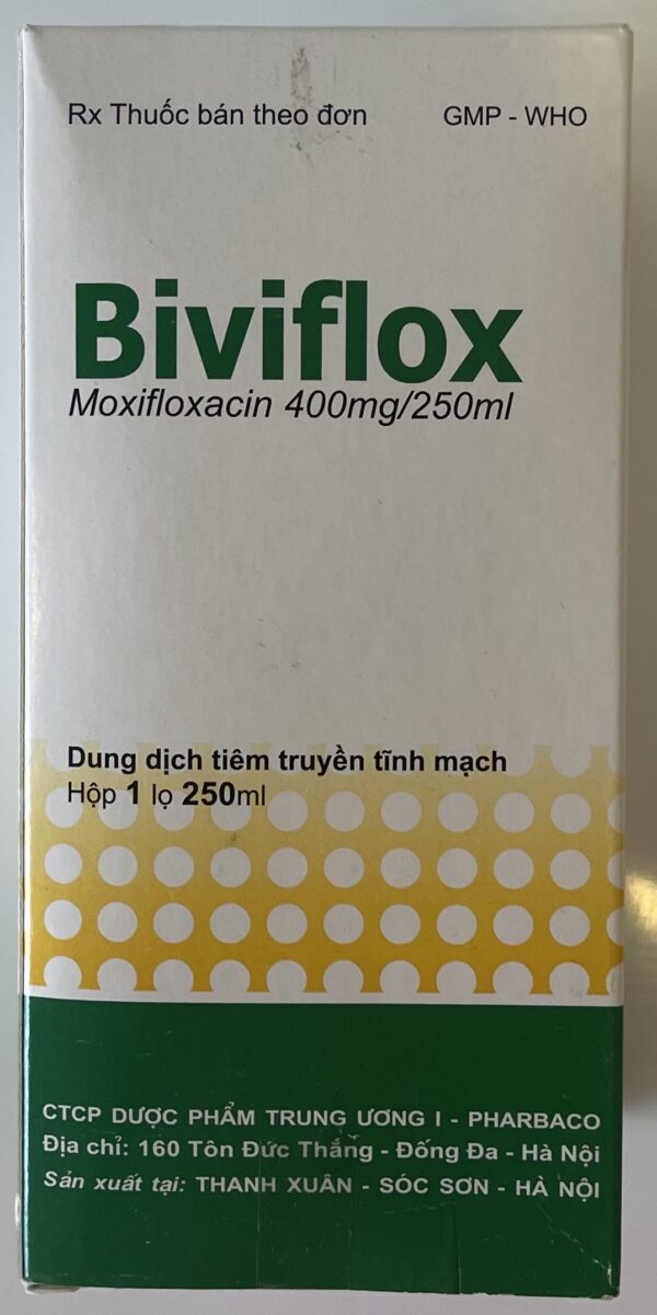 Thuốc Biviflox 400mg/250ml H/1 lọ