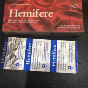 Hemifere 100Mg H/30 v nhai