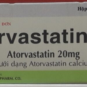 Atorvastatin 20mg Khapharco H/ 30 viên