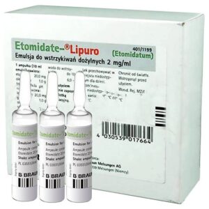 ETOMIDATE-LIPURO inj 20 mg/10 ml H/10 Lọ
