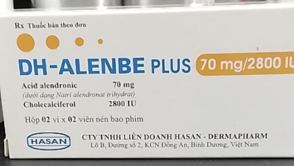 DH-ALENBE PLUS 70MG/2800IU HASAN H/4 VIÊN
