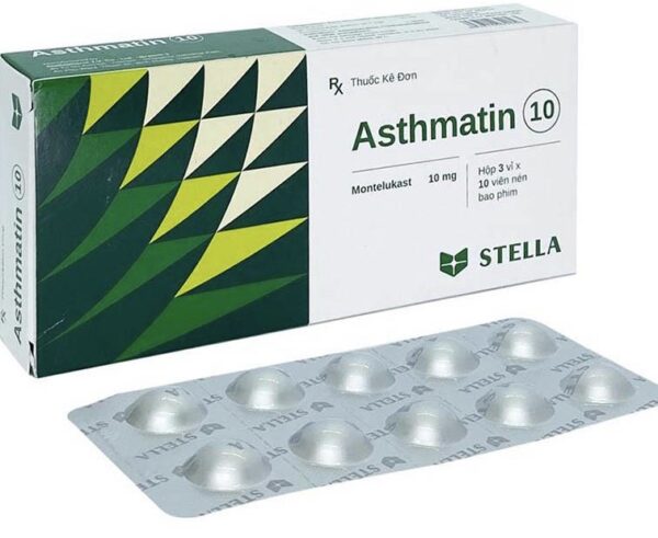 Asthmatin 10mg (Montelukast) H/ 30 viên
