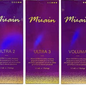 Filler Mizain H/1 Syringe 1.1ml PHÂN LOẠI: ◆ #Mizain #Voluma: Tiêm mũi, cằm. ◆ #Mizain #Ultra 3: Tiêm cằm, rãnh cười. ◆ #Mizain #Ultra 2: Tiêm môi, má, thái dương Xuất xứ: Hàn Quốc