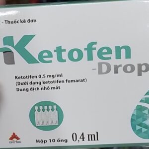 KETOFEN DROP 0,5MG/ML H/10 tép 0,4ML