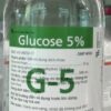 Glucose 5% 500 ml DỊCH TRUYỀN Kabi chai sành Thùng 12 chai