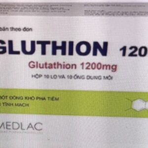 GLUTHION 1200 MEDLAC H/10 lọ + 10ống dung môi
