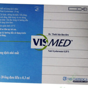 Thuốc nhỏ mắt VISMED 0.3ML H/20 ống ( nước mắt nhân tạo)
