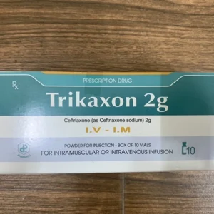 Trikaxon (Ceftriaxon 2g) H/10 lọ