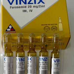 VINZIX 20MG ( FUROSEMID 20 MG) H/10 ỐNG 2ML