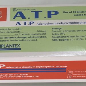 ATP 20 mg ( A.T.P Adenosine) H/100 viên