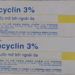Tetracyclin 3% Type 5g Vidiphar ( bôi ngoài da) Lốc/10 type