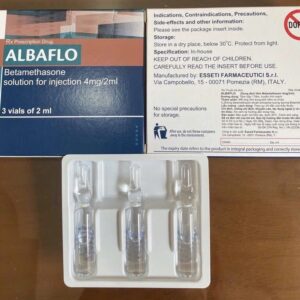 ALBAFLO ( Betamethasone 4mg/2 ml) H/3 ống 2ml