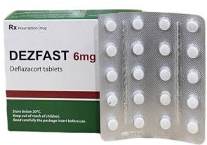 Dezfast 6mg ( Deflazacort 6mg) H/ 20 viên