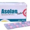 Asolan 0.5mg (Alprazolam)H/100 viên (Điều trị tình trạng hoảng sợ, lo âu, trầm cảm)