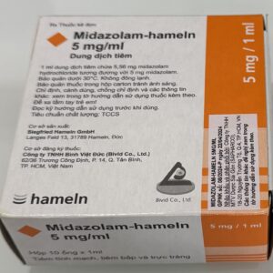 MIDAZOLAM B. MYLAN 5MG/ML H/10 ỐNG 1ML