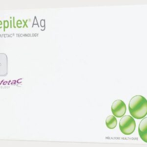 MEPILEX AG 17.5X17.5 CM H/MIẾNG FOAM BĂNG XỐP DÁN VẾT THƯƠNG KHÁNG KHUẨN.