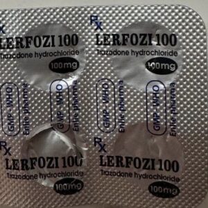 Lerfozi 100mg (Trazodone) H/30 Viên (Điều trị kiểm soát triệu chứng lo âu, trầm cảm)