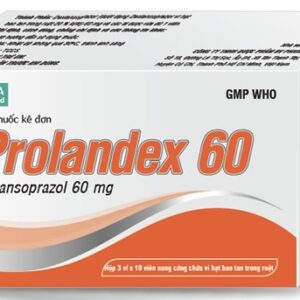 PROLANDEX 60MG (Dexlansoprazol 60 mg) H/20 VIÊN ( CHỮA LÀNH VIÊM THỰC QUẢN ĂN MÒN)