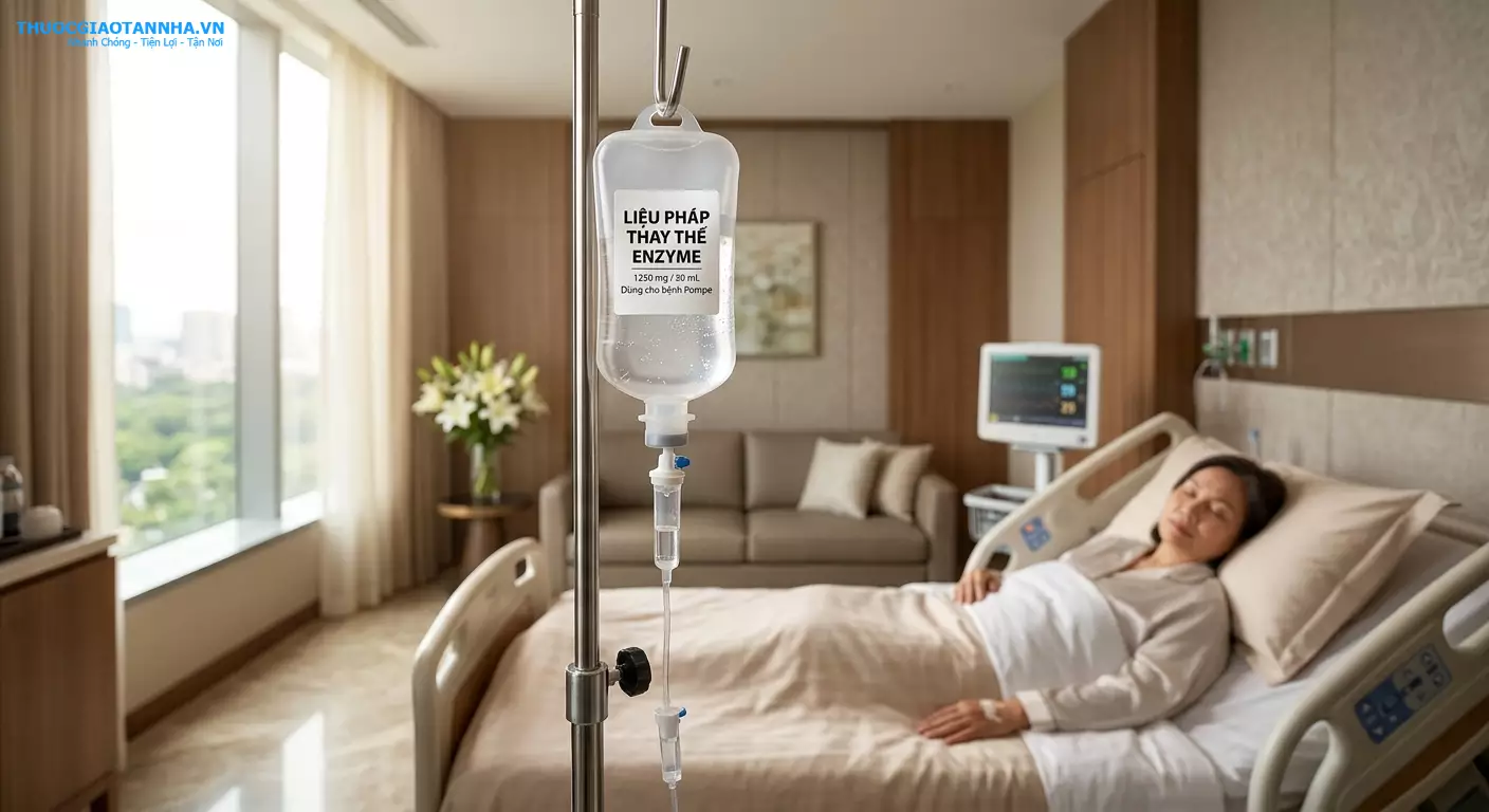 Bệnh Pompe, Bệnh Pompe là gì, Pompe disease tiếng Việt, Bệnh rối loạn dự trữ glycogen loại 2, GSD-II là gì, Glycogen Storage Disease type 2