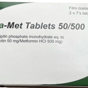 Sita Met 50/500 mg H/14 viên ( tiểu đường tuýp 2)