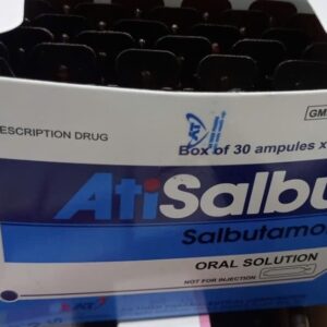 ATI SALBU (Salbutamol2mg) H30 ống 5 ml  (thuốc trị hen, khó thở)