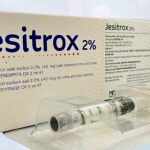 JESITROX 2% (hyaluronic 2,0% dùng để tiêm nội khớp) H/1 bơm tiêm pre-filled 2ml