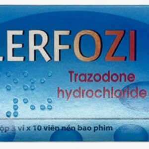 LERFOZI 50MG (TRAZODONE) H/30 VIÊN (ĐIỀU TRỊ KIỂM SOÁT TRIỆU CHỨNG LO ÂU, TRẦM CẢM)