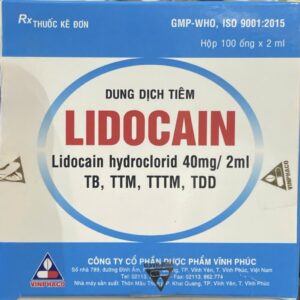 LIDOCAIN 40MG/2ML VĨNH PHÚC H/100 ỐNG