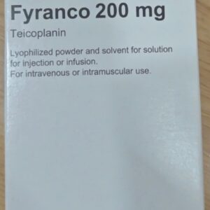Fyranco 200 mg ( Teicoplanin 200 mg) H/1 lọ