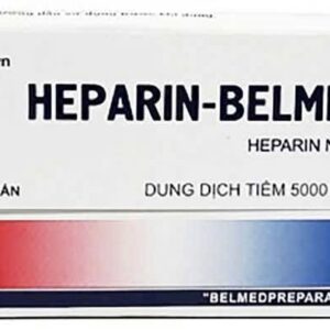 HEPARIN BELKED INJECTION 5,000UI H/5 lọ 5ml(chống đông máu)