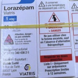 LORAZEPAM 1MG VIATRIS LỌ/ 30 VIÊN