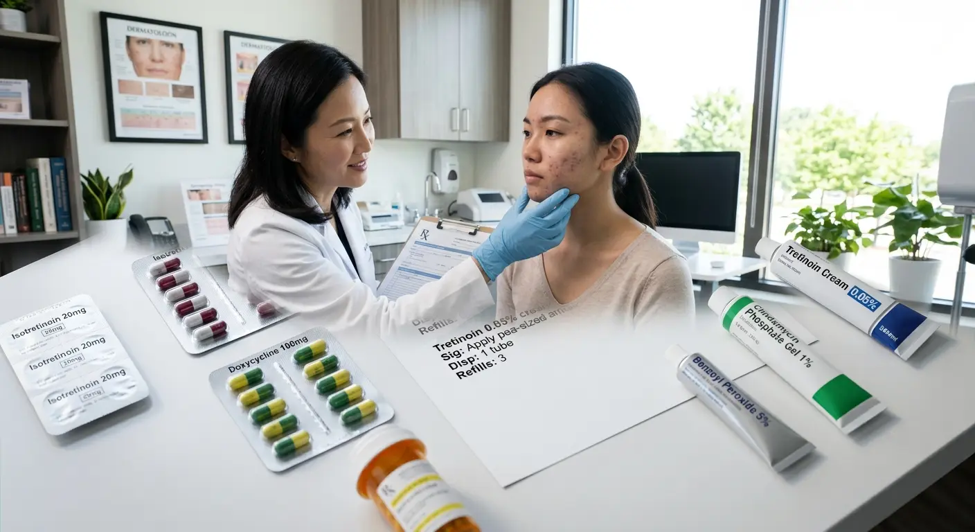 đơn thuốc điều trị mụn trứng cá